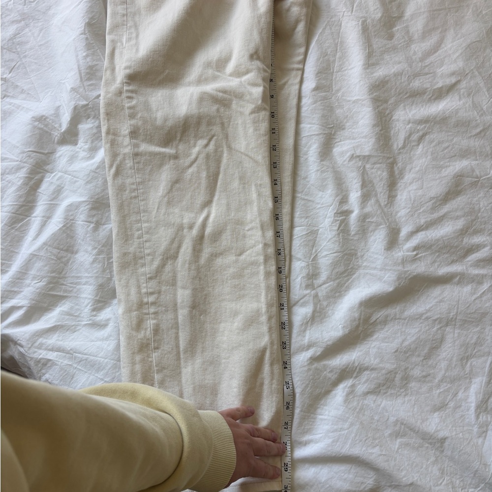 Madewell 90s Straight White Denim Jeans - Picture 7 of 8
